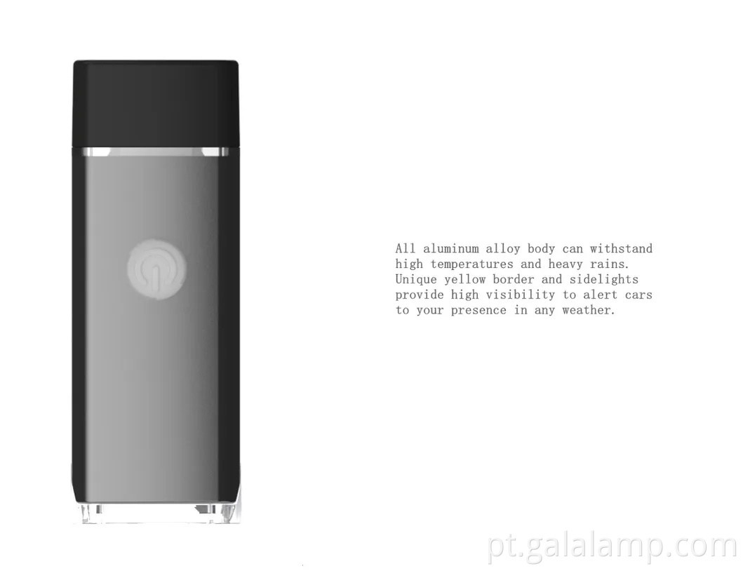 Luz traseira de bicicleta recarregável USB com função versátil da lanterna